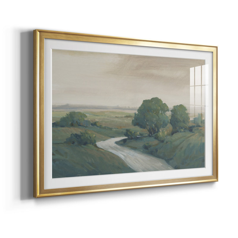 «Run Creek II», reproduction encadrée de qualité supérieure - prête à être accrochée, H 22,5 po x l 30,5 po x P 1 po, Blanc