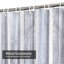 Panneau de bois blanc vieilli gris rustique gris vieux bois noir avec 12 crochets-1806863643