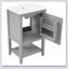 Meuble-lavabo de 20 pouces avec lavabo, porte à fermeture douce, support de rangement et tablette ouverte pour les salles de bain modernes-1319346930