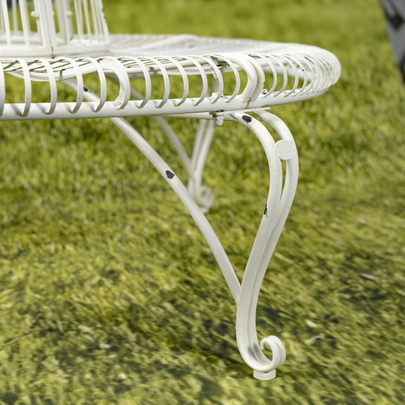 Banc d'extérieur en métal Angelissa
