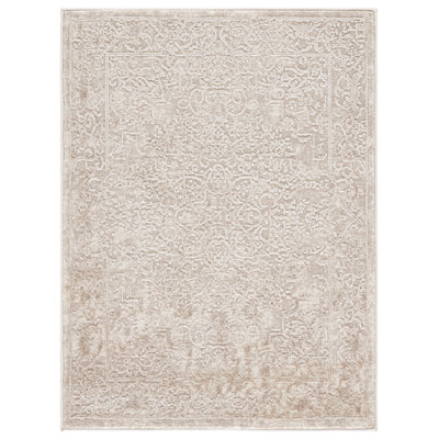 Calidia Oriental Beige/Cream Area Rug