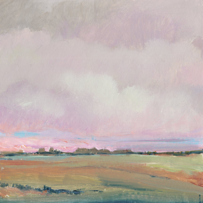 Vivid Landscape IV by Tim OToole - Wrapped Canvas Painting, 30cm H x 30cm W