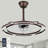 Olamide 24" DIY Shape Adjustable Ceiling Fan with Lights Remote and APP Control-506981702