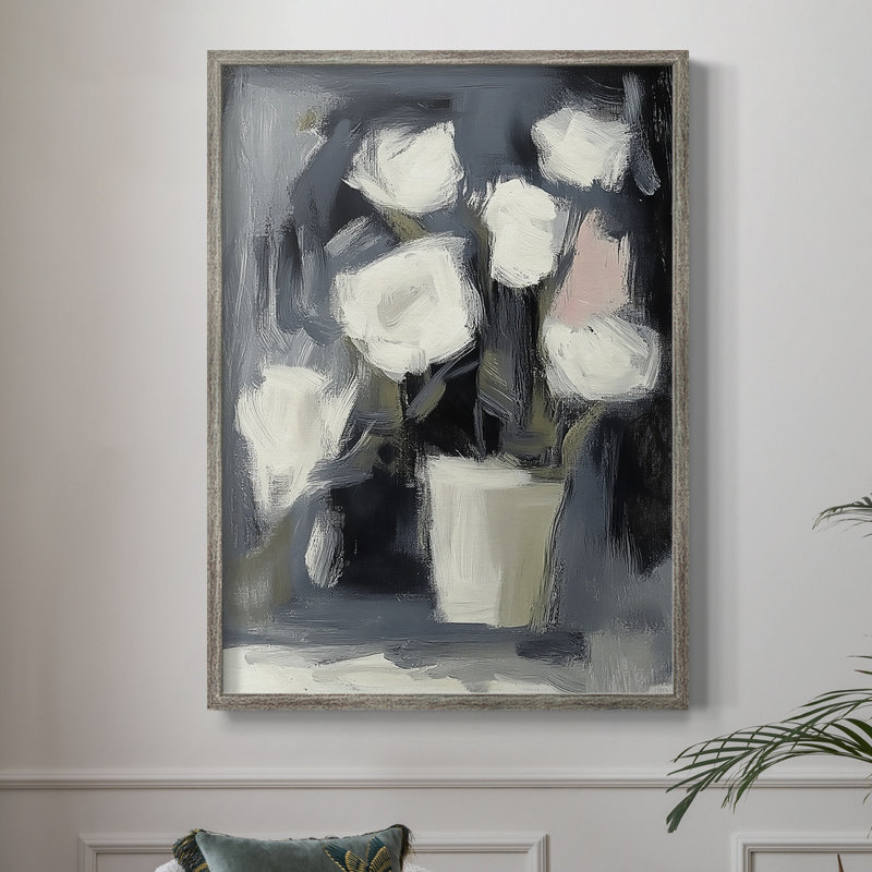 Impression encadrée FLORAL Series DCXCVII - Bois massif, H 21 po x l 17 po