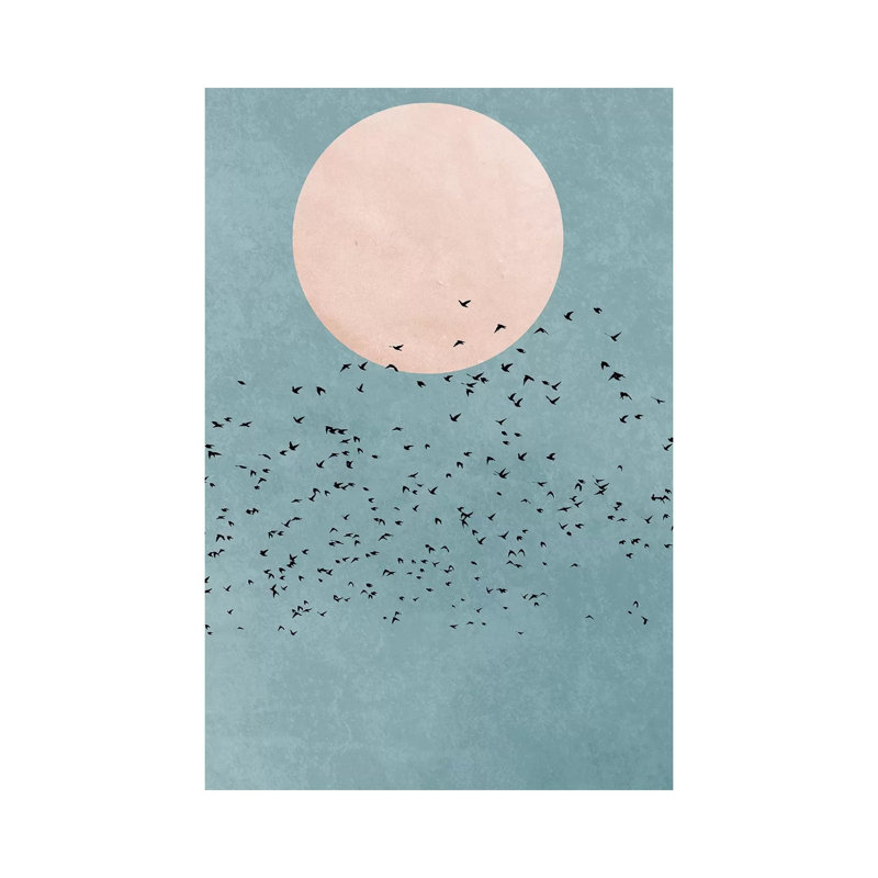 Fly Away by Kubistika - Wrapped Canvas Gallery-Wrapped Canvas Giclée, 20.32 cm H x 30.48 cm W