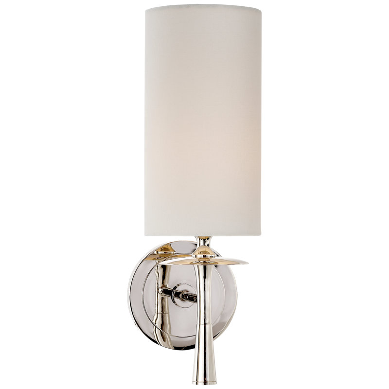 AERIN Drunmore Single Sconce, Polished Nickel