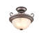 Plafonnier semi-encastré 2 lumières Snediker-889795171-889795173