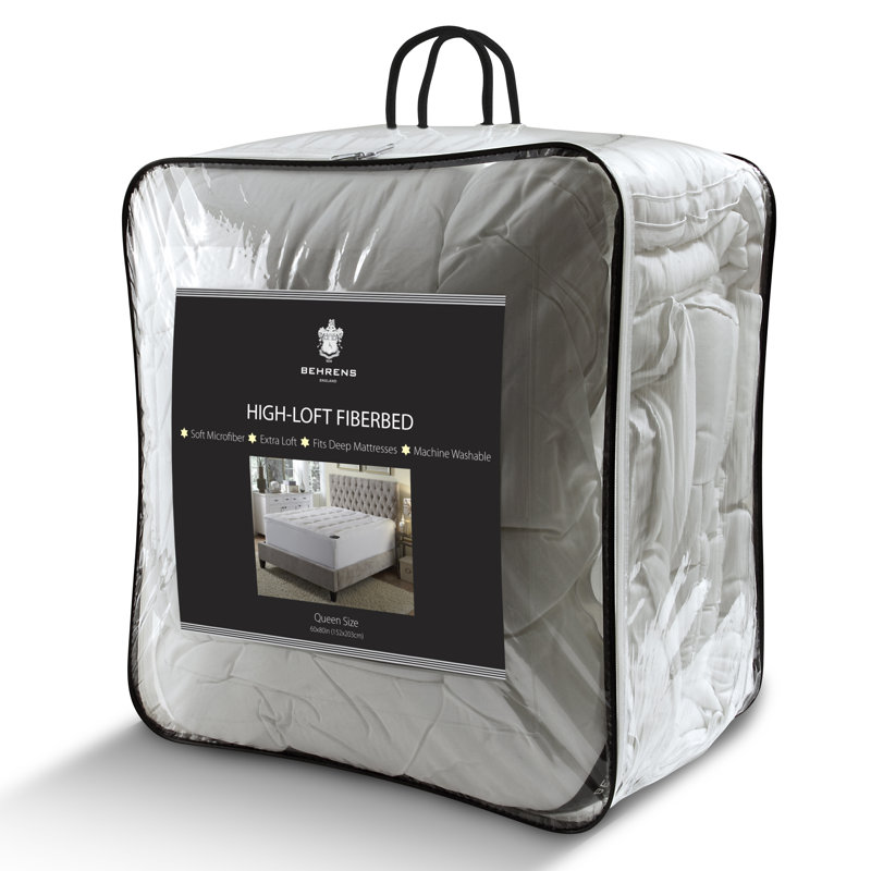 Protège-matelas en polyester High-Loft, Grand