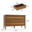 Commode double 6 tiroirs