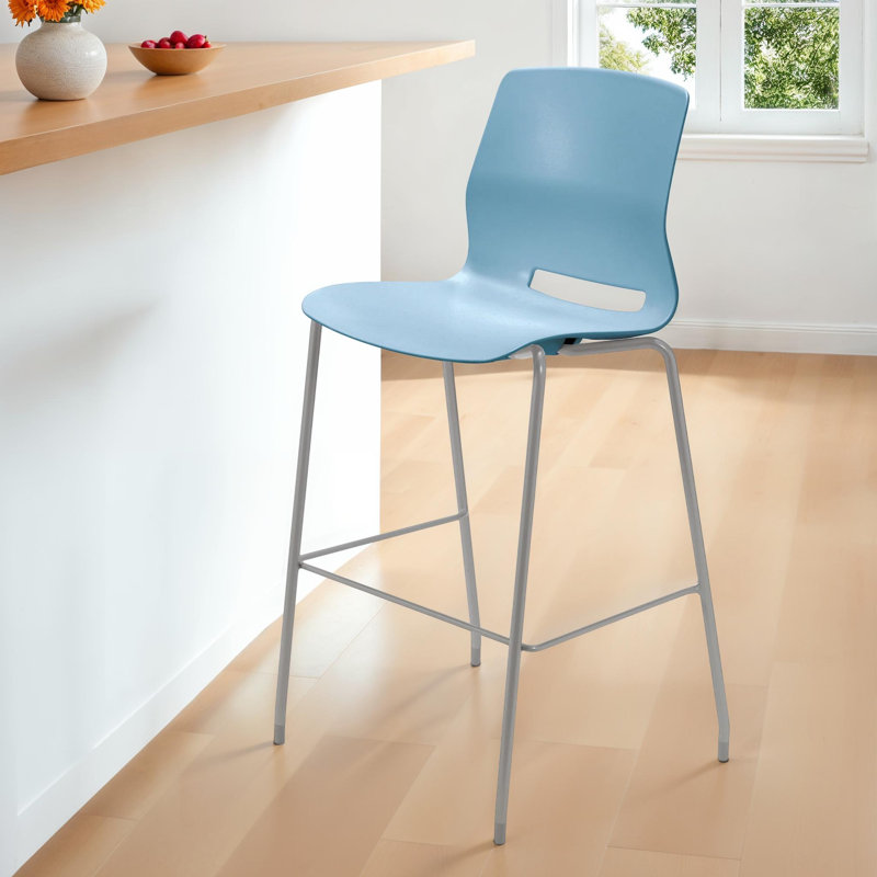 Tabouret de bar Wille Lola, Bleu ciel, Tabouret de bar (assise de 30 po de hauteur)