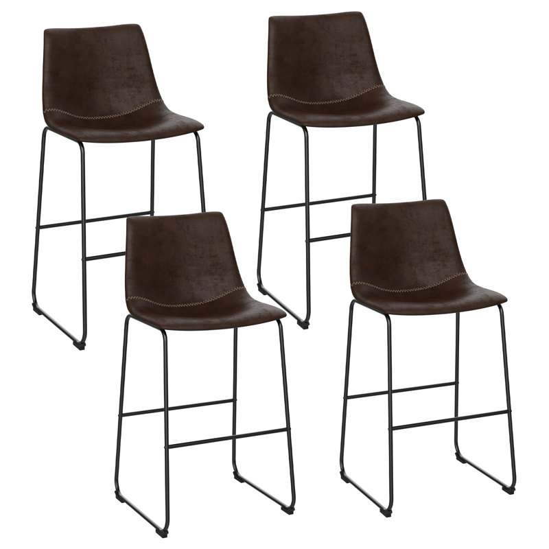 Azrah 27'' Bar & Counter Stool, Black