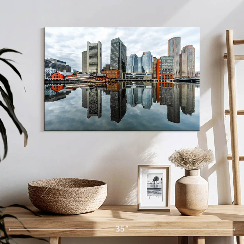 Ravi Boston Harbor View, 16" H x 24" W