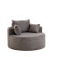 Fauteuil d'appoint 50 po avec coussins en velours côtelé Zoey-122549845