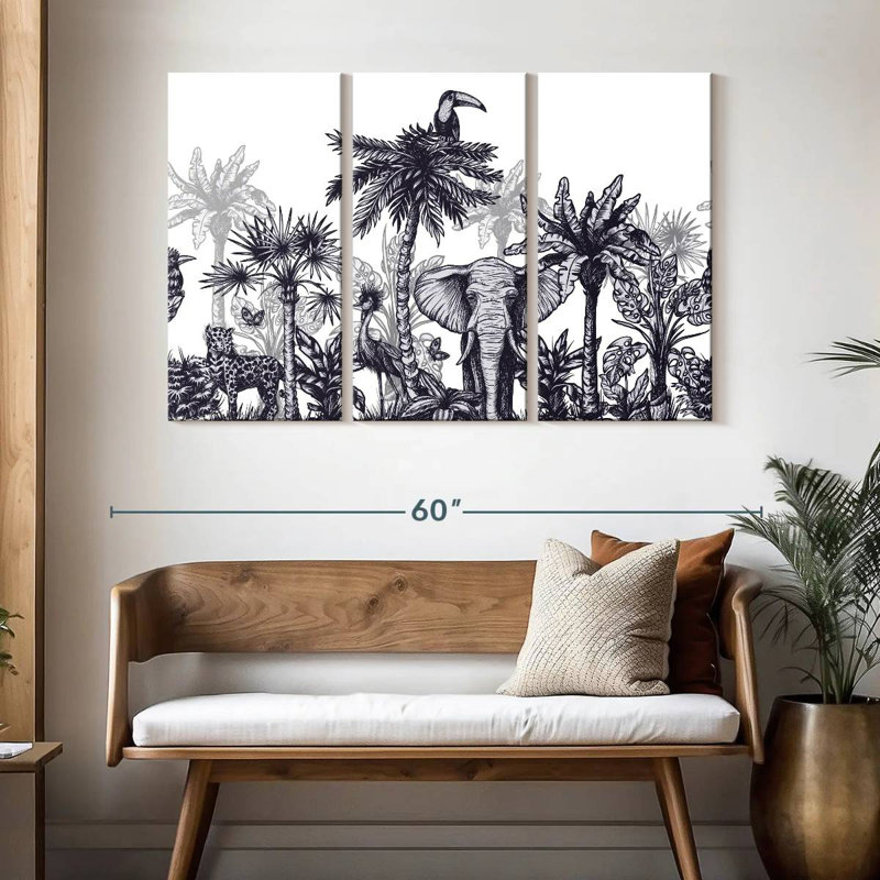 Brampt Jungle Euphoria, 32" H x 50" W