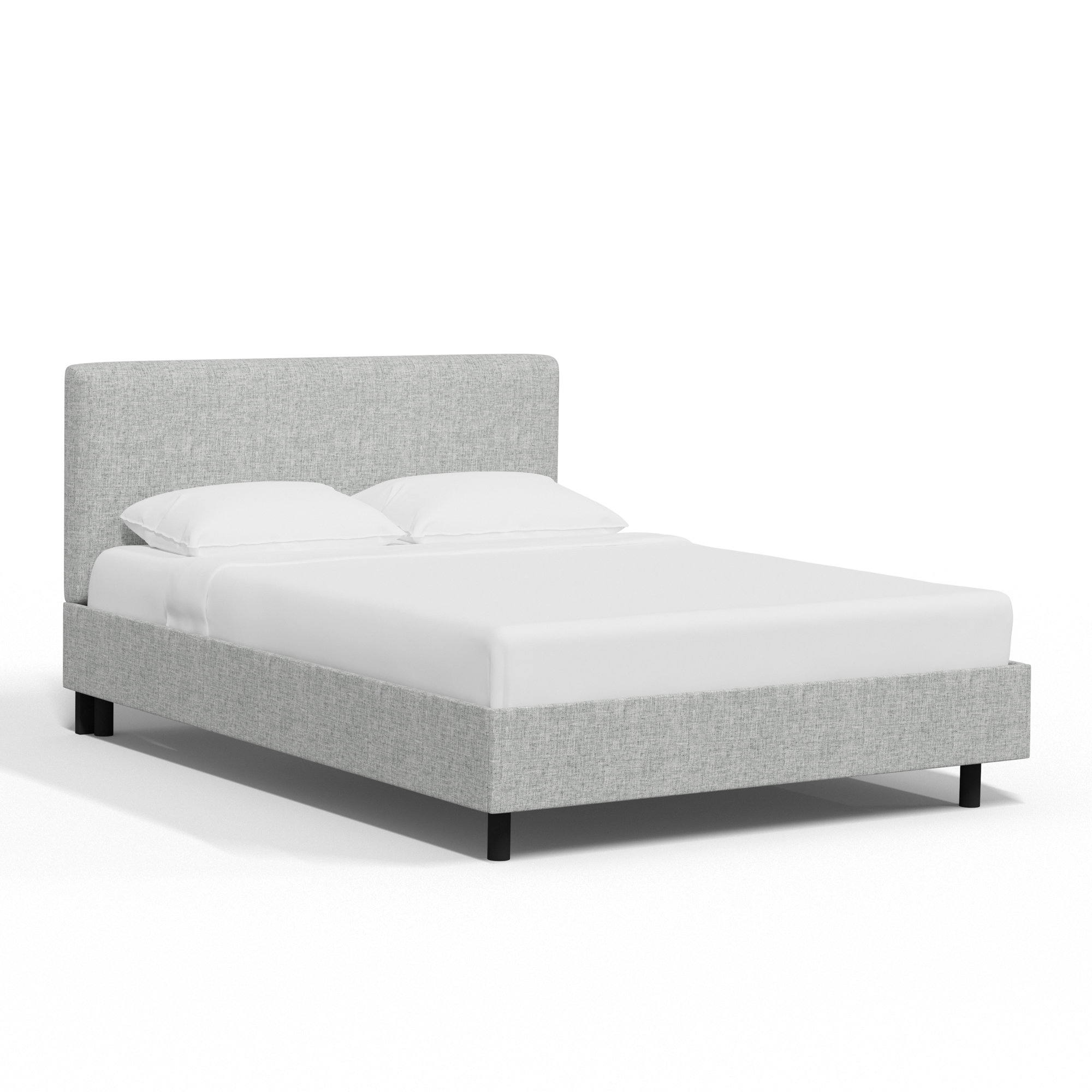Eisley Upholstered Bed, Twin, Zuma Pumice Textured Linen