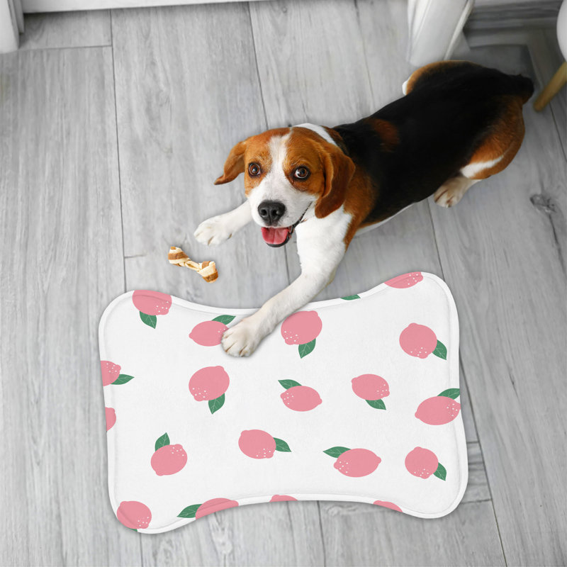 Tapis d'alimentation rose 1 pièce, Moyen (18 po)