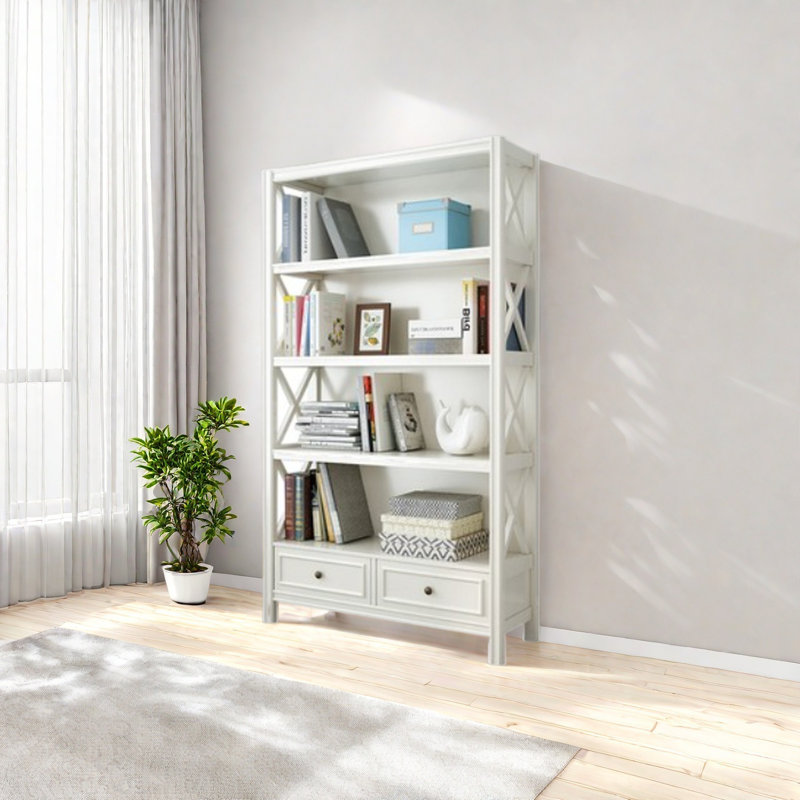 Armoire de rangement multi-niveaux, H 68,9 po x l 39,37 po x P 12,2 po, Ivoire ivoire