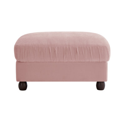 Chenille 3-Piece Modular Sofa Set, Tufted Back & Ruffled Edge Rolled Arm Couch