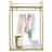 47.2'' Industrial Pipe Clothing Rack