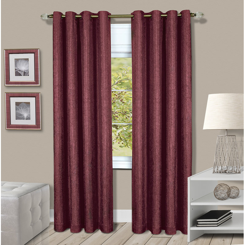 Taylor Blackout Curtain Single Panel, 50" W x 84" L