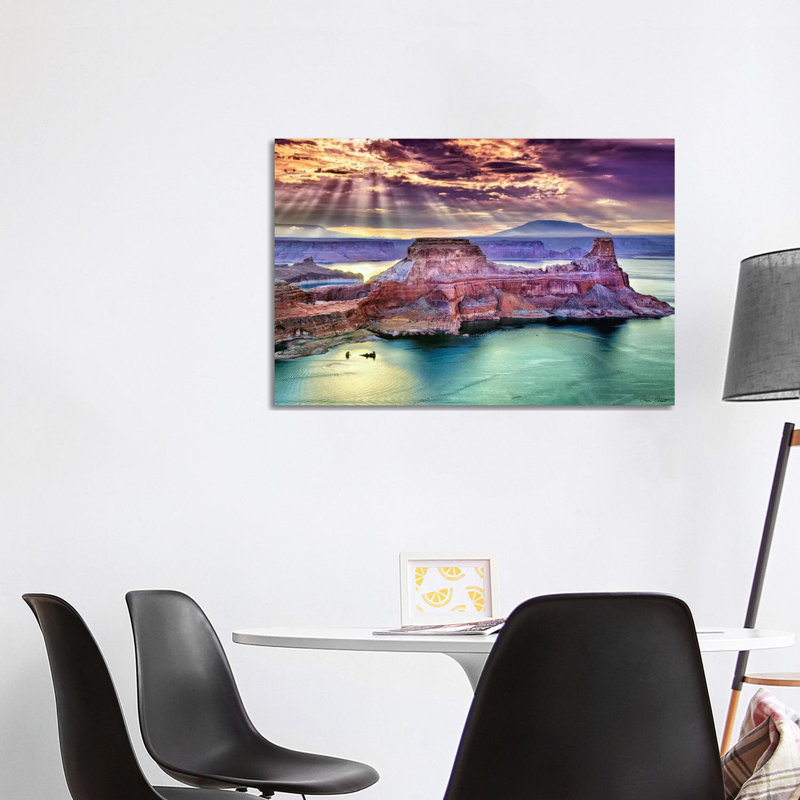 Lake Canyon View II 1 Piece Wrapped Canvas Wall Art, 101.6 cm H x 66.04 cm W x 1.91 cm D