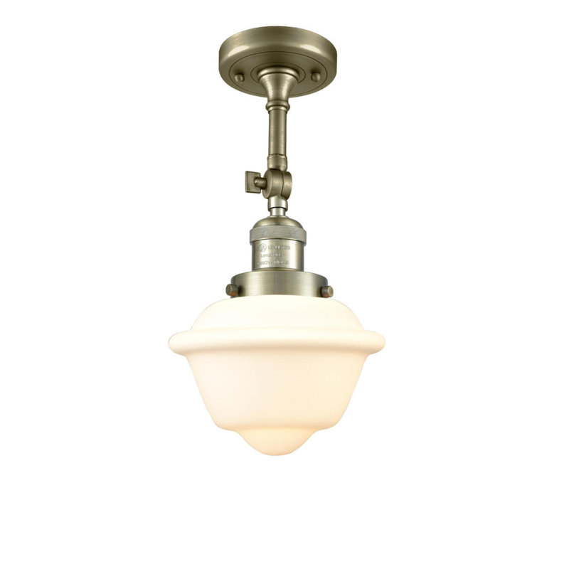 Gaspard Dimmable Bath Sconce, Antique Brass, Matte White Cased, 60 Watt Vintage Incandescent Bulb