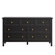 Winston Porter 7 Drawer Dresser, Modern Dresser With Gold Handles