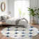 Premium Machine Washable Prisco Navy Rug