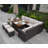 Talyn Wicker 9 - Person Modular Patio Conversation Set with Cushions