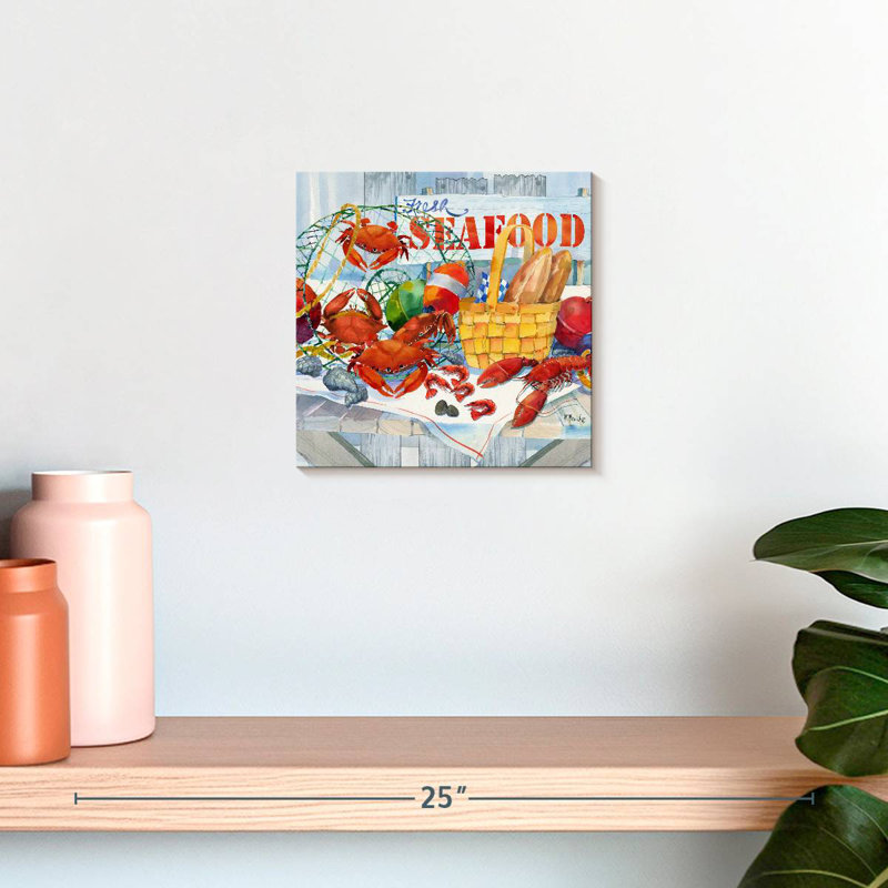 Brampt Seafood Galore, 10" H x 10" W