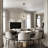 Modern 12 Light Glass Sputnik Sphere Chandelier