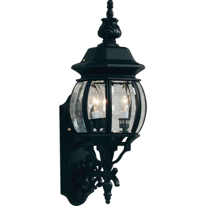 Classico Aluminum Wall Light, Black