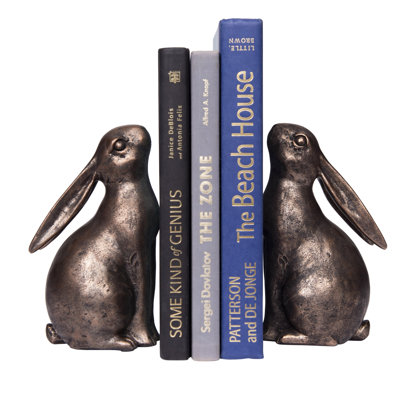 Rustic Resin Bookends