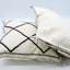 Housse de coussin géométrique carrée