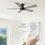 Ventilateur de plafond 52 po sans lumière