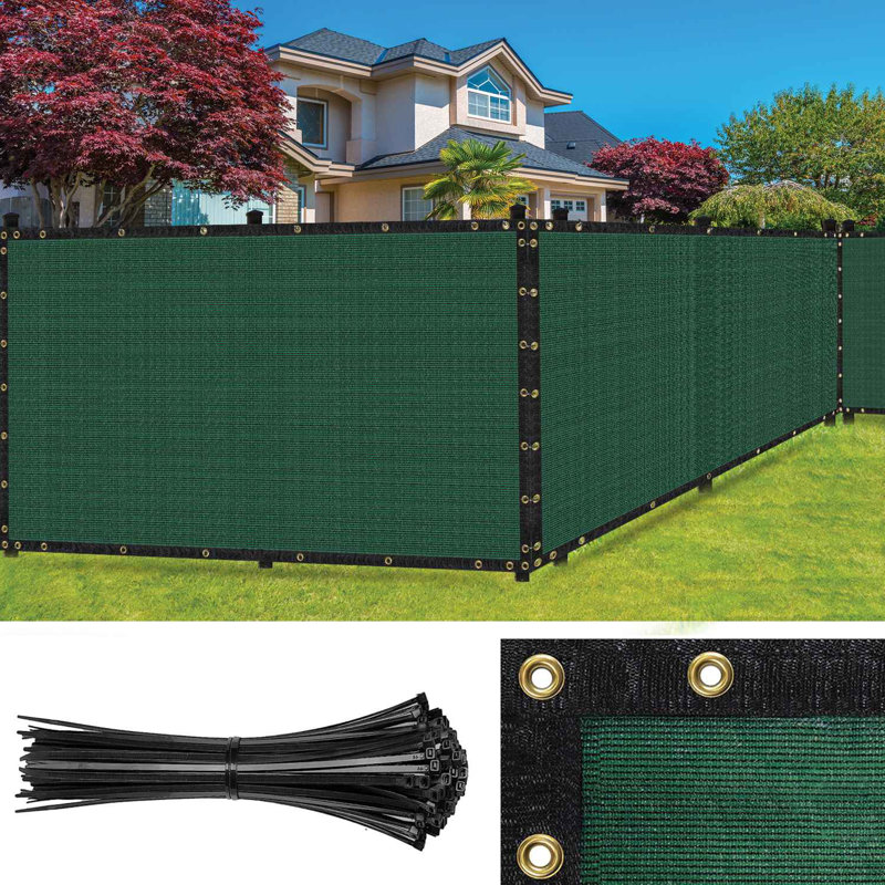 Clôture en plastique, Vert, 5 pi x 10 po