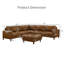 Canapé modulaire de luxe moderne avec une conception modulaire, un cuir PU respirant et une structure en bois massif pour un confort ultime-2100621272