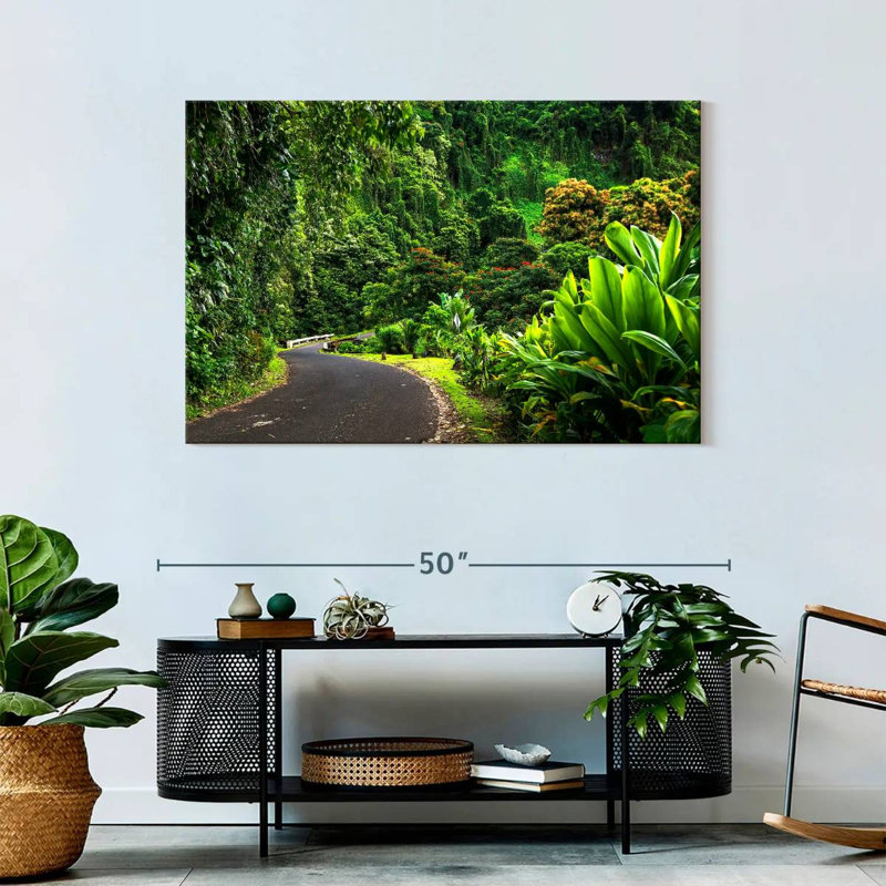 Hawaii Jungle Road, 30" H x 45" W