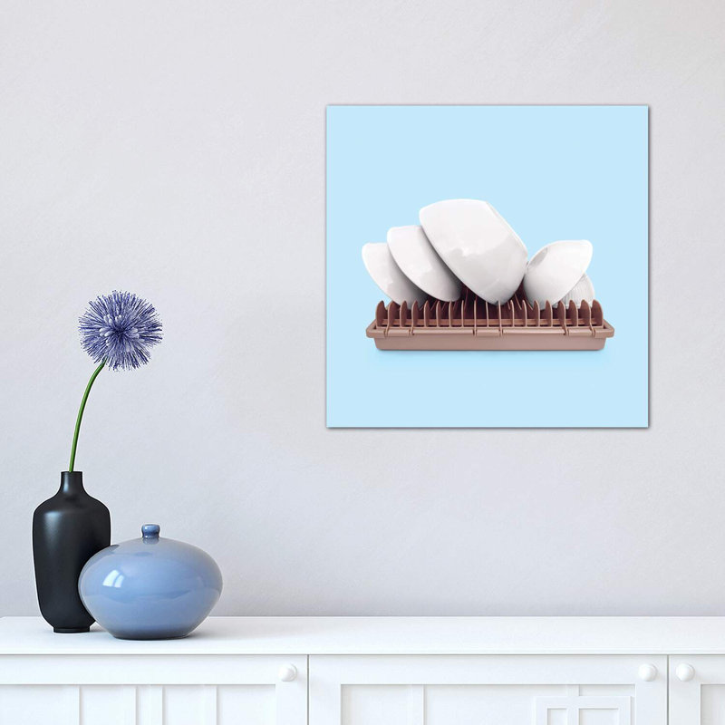 Sydney Plates by Paul Fuentes - Print on Canvas, No Framed, 45.72 cm H x 45.72 cm W x 1.91 cm D
