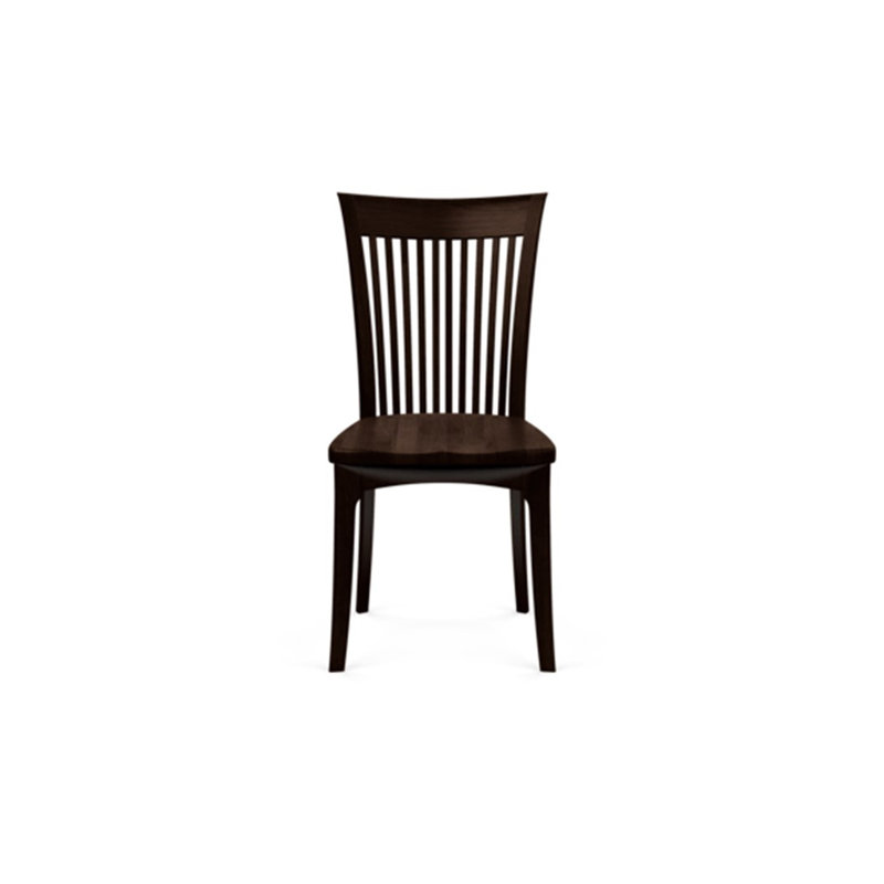 Sarah Solid Wood Dining Chair, Smoke Cherry