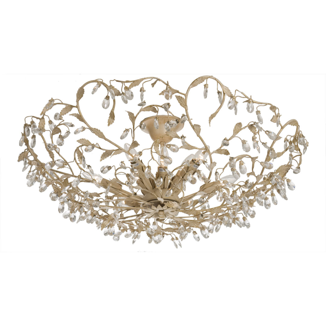 Clemmer 12 Light Semi-Flush Ceiling Light