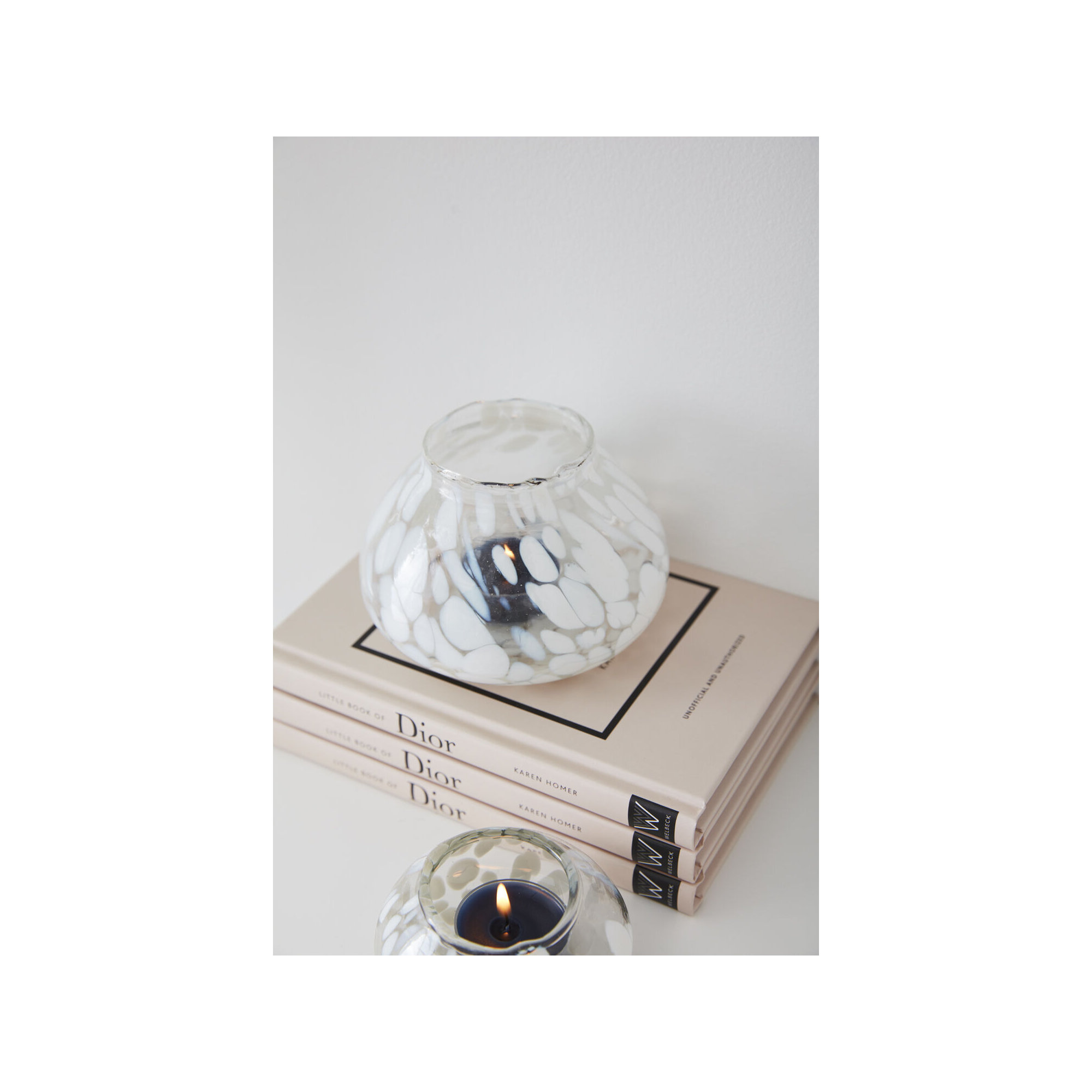 3.25'' H Glass Tabletop Votive Holder