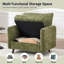 Fauteuil d'appoint rembourré surdimensionné avec rangement dissimulé-1901100491