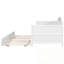 Lit simple en bois avec lit gigogne