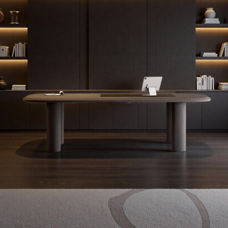 Bureau simple et moderne, H 29,53 po x l 55,12 po x P 27,56 po