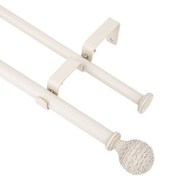 Ryenn Adjustable Double Curtain Rod