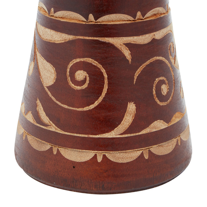 Boettcher Entertainment Figurines & Sculptures, 1" H x 12" W x 6.33" D, Brown/Cream