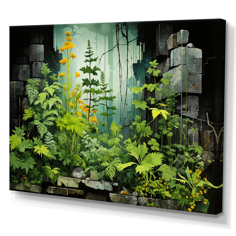 Blooming Urban Harvest, Toile tendue, H 12 po x l 20 po