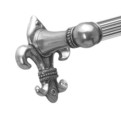 Charlemagne 16 inches c.c {approximately} towel Bar with 5/8 reeded center in Oil Rub Bronze