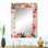Miroir décoratif, miroir mural victorien, impression d'art en métal